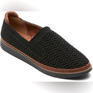 Cobb Hill Camryn Knit Slip On Shoe in Black size 10